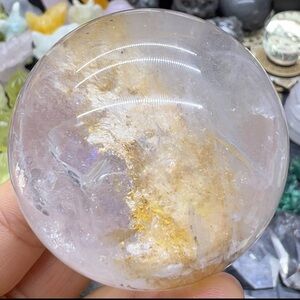 Golden Healer Crystal Sphere